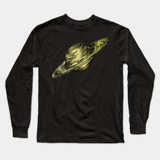 SATURN Solar System Design Long Sleeve T-Shirt